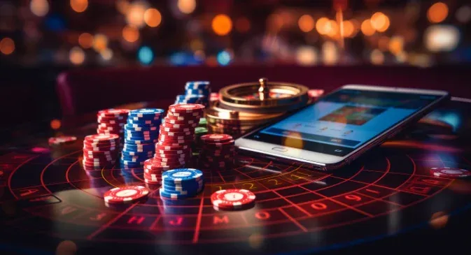 Casino gaming illustration